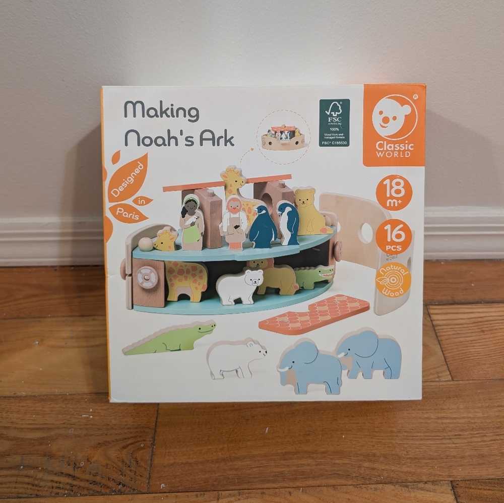 Making Noah's Ark Toy Set For Toddlers